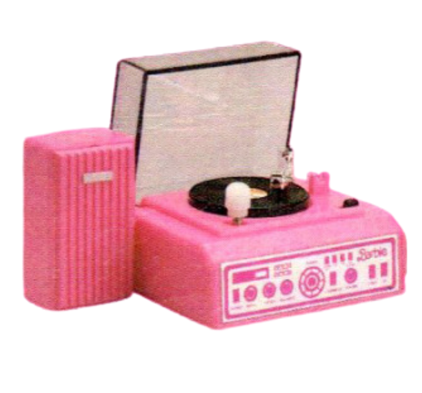 barbie record player